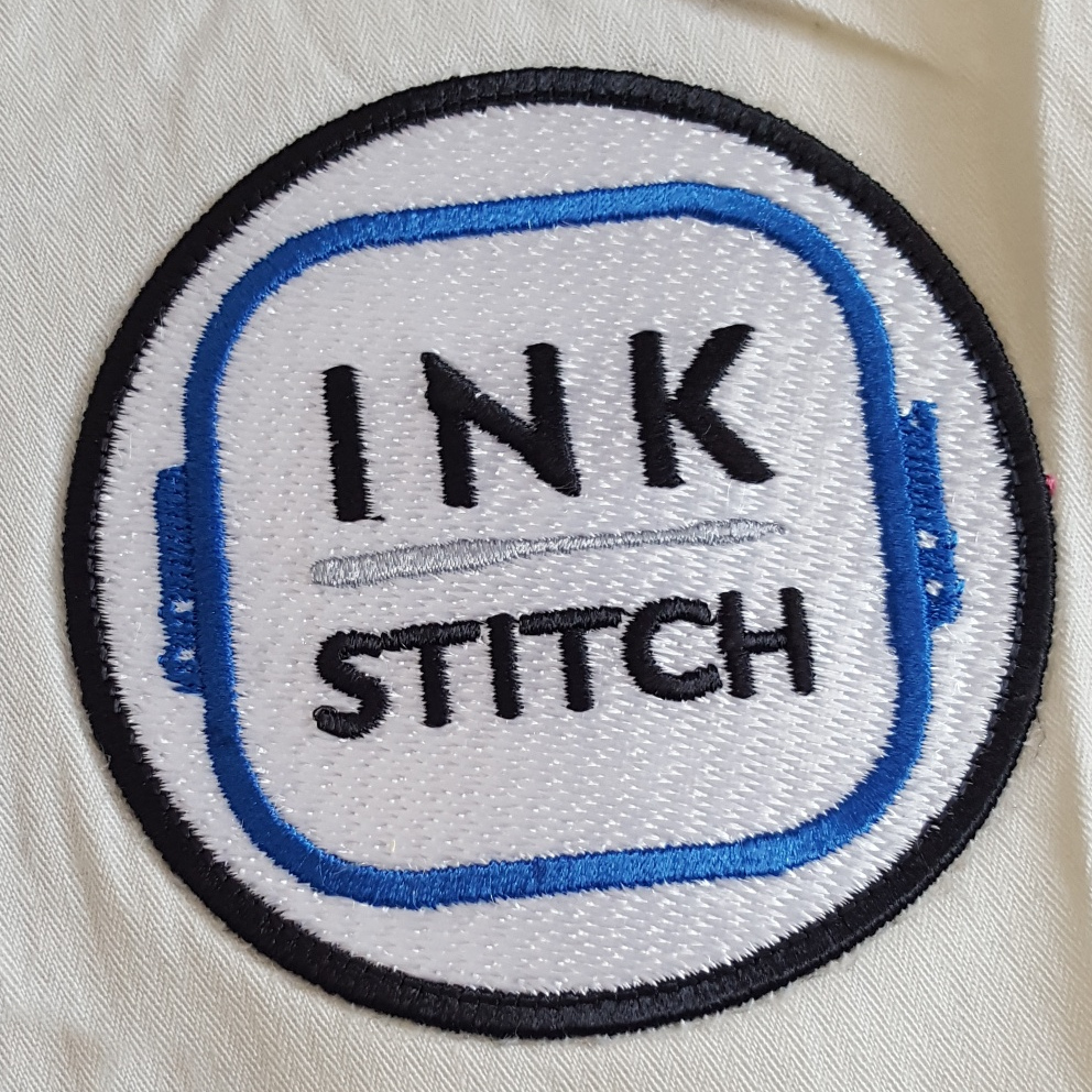 Ink/Stitch logo Patch