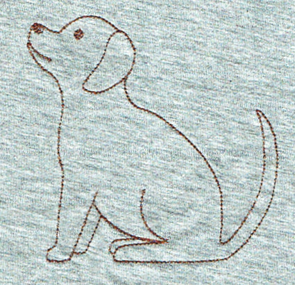 Bean Stitch Dog