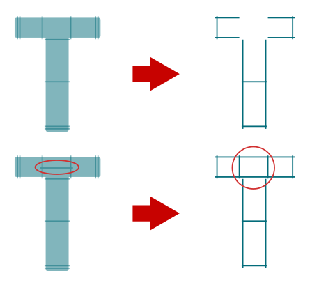 Convert to satin with and without bridge