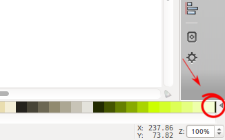 Inkscape Farbpaletten