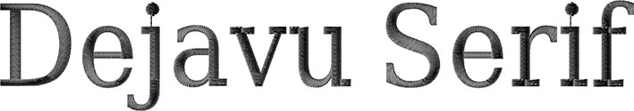 Deja Vue Serif Semi-condensed