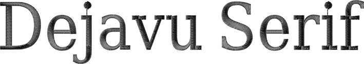 DejaVu Serif Preview