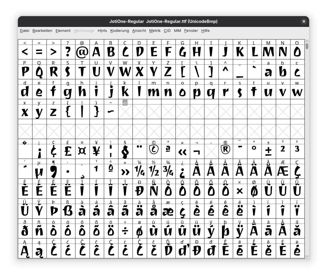 FontForge
