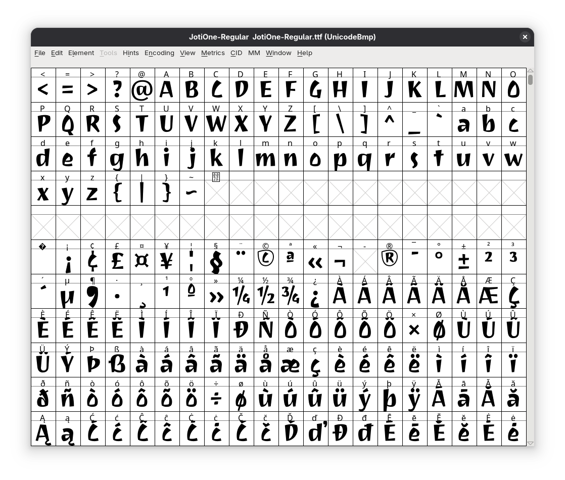 FontForge