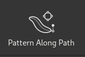 pattern along path