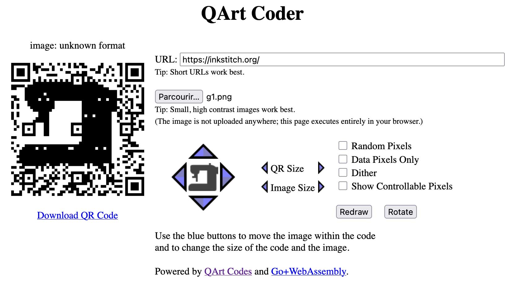 QR art coder