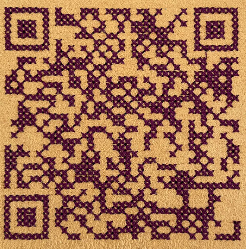 Cross Stitch QR Code